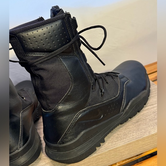 Men’s Nike SFB Field 2 Black 8” Tactical Boots A07507-001 Size 14 - Picture 11 of 16